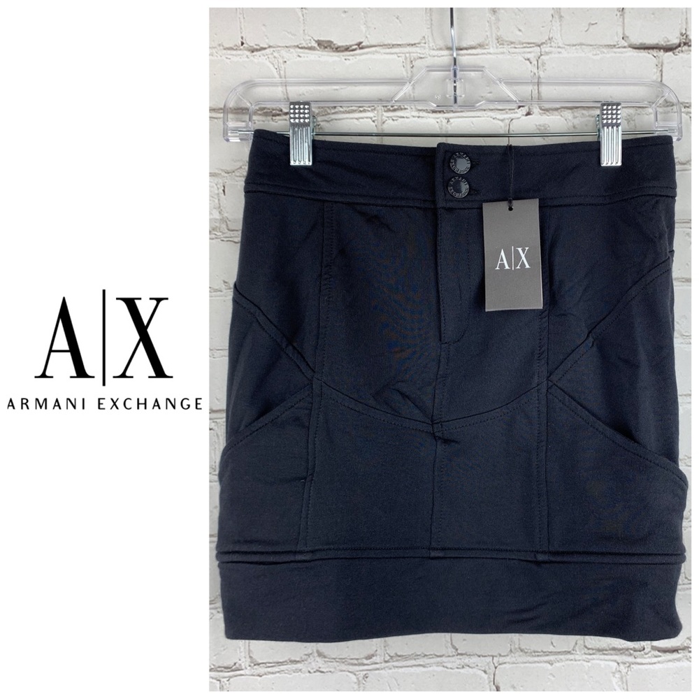 NWT Armani Exchange Nylon Skirt Size XS